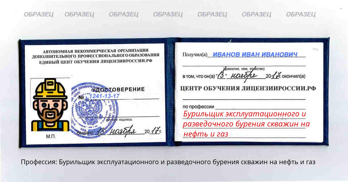 Бурильщик эксплуатационного и разведочного бурения скважин на нефть и газ Донецк